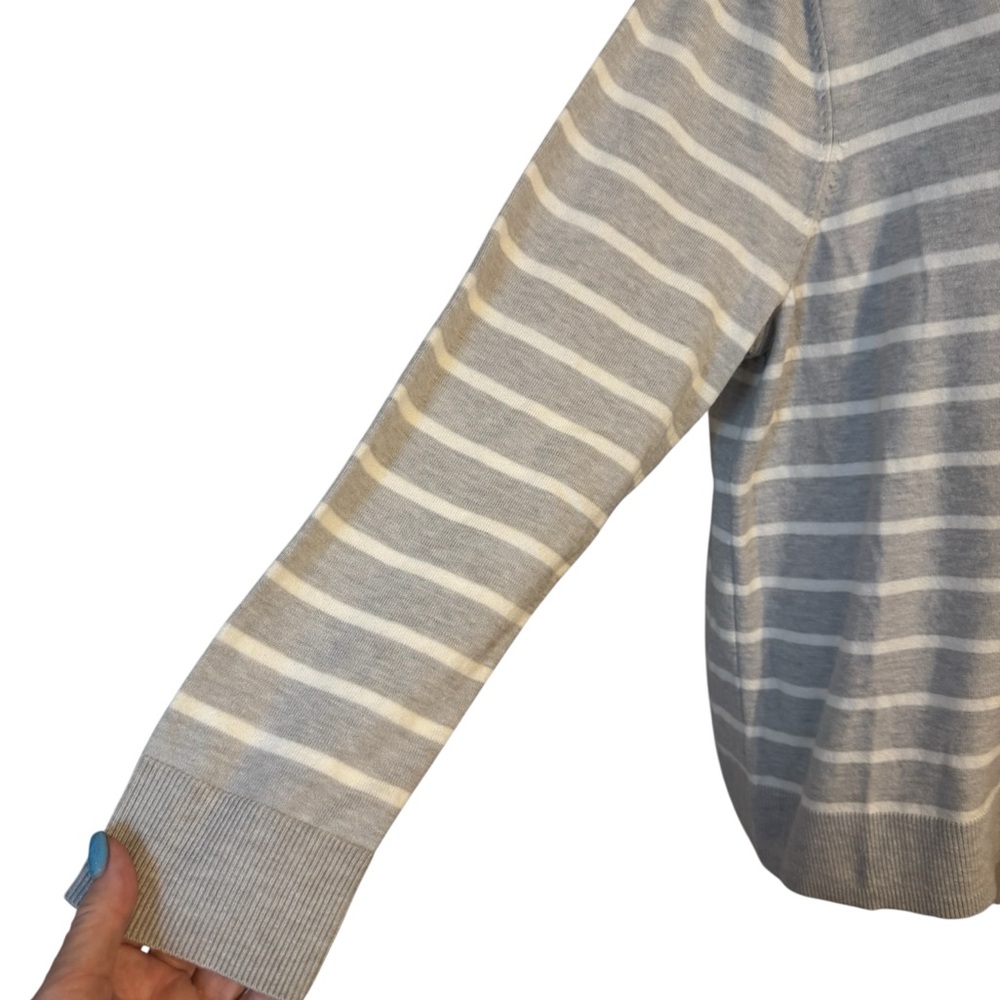NWT SOFT NEUTRAL V-Neck Sweater PLUS/PETITE   XXLARGE/PET   #P - Picture 3 of 10